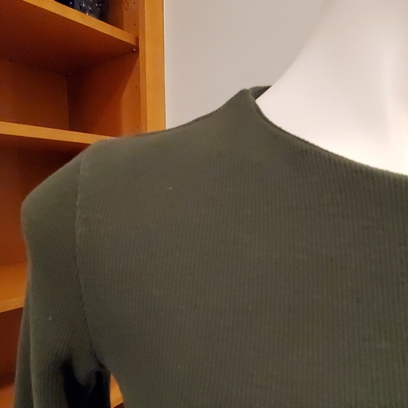 Zara White Black Collection Green Dress Size S - Picture 4 of 9